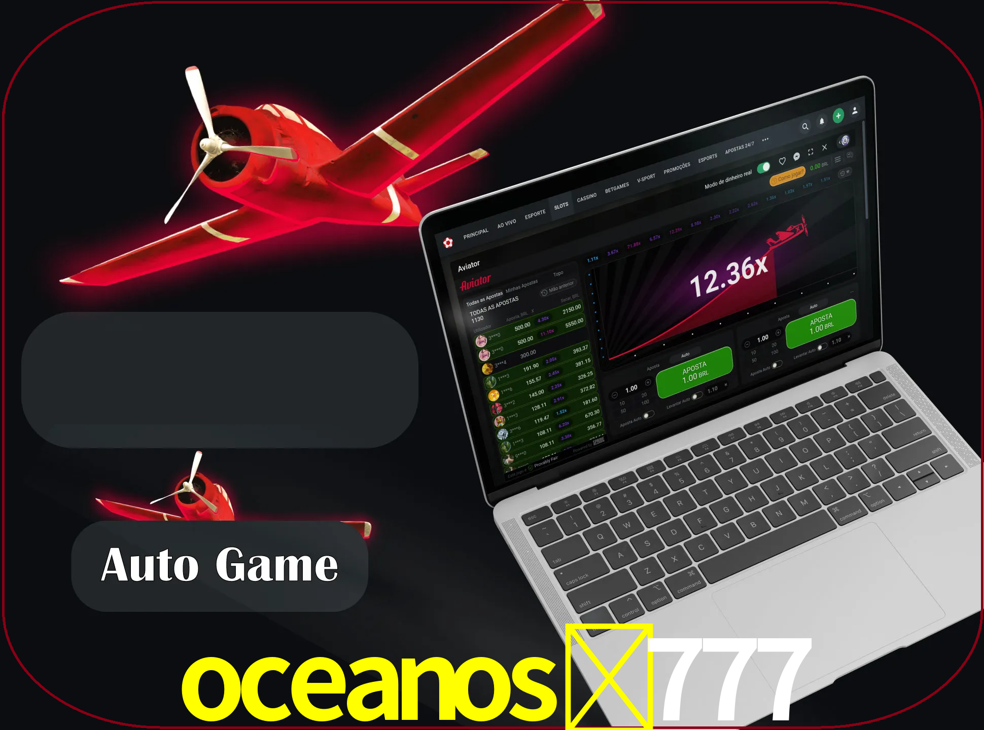 No modo automático, os jogos apostam e sacam seu dinheiro automaticamente.