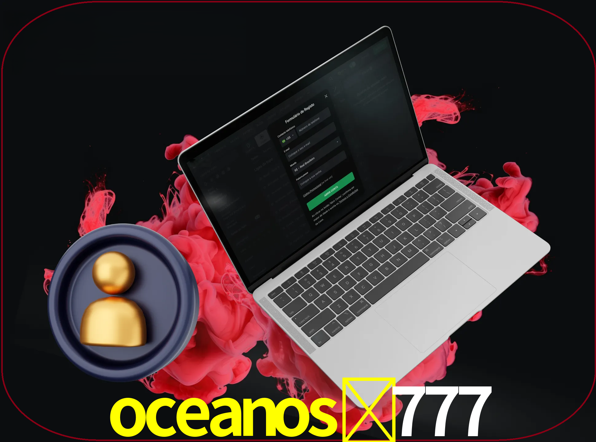 No cabeçalho do site OCEANOS-777, clique no botão que o levará a um formulário especial onde terá de introduzir as suas informações actuais.