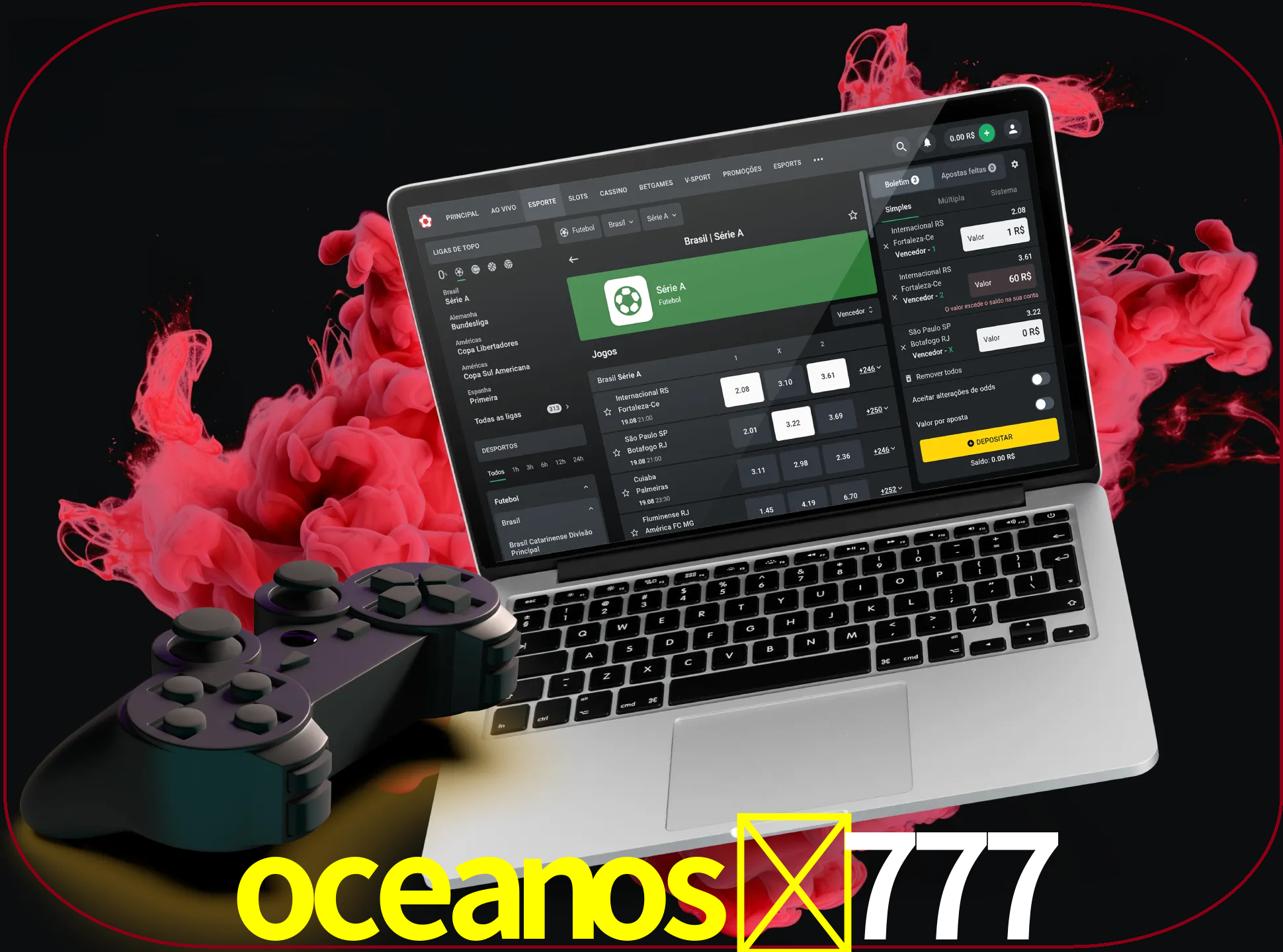 Visite a secção especial de jogos de vídeo em OCEANOS-777 para descobrir em que jogos pode apostar e ganhar muito dinheiro.