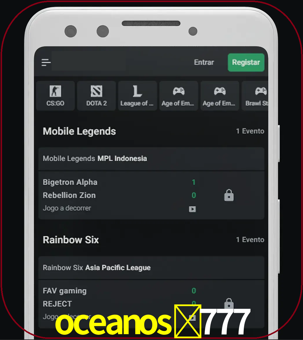 Esportes permitem apostar nos maiores torneios.