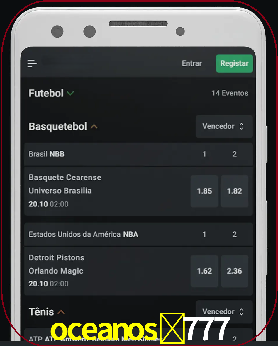 Aposte e assista aos esportes em formato ao vivo.