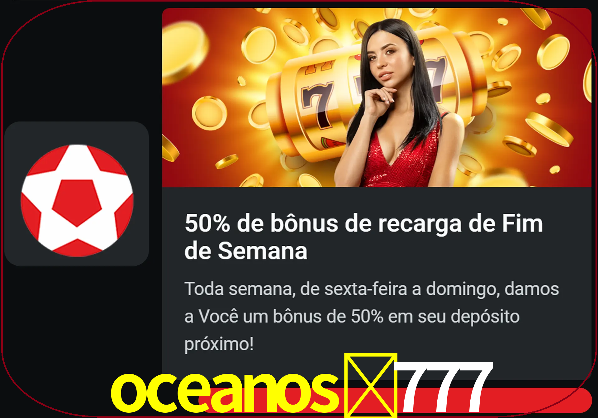Volte a cada semana para receber novos bônus em dinheiro.