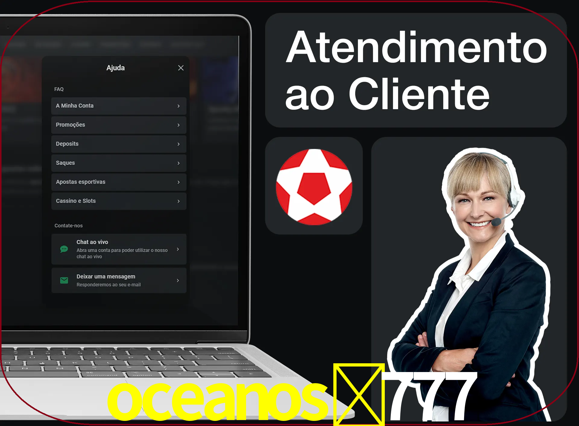 Você pode pedir nosso apoio para ajudar.