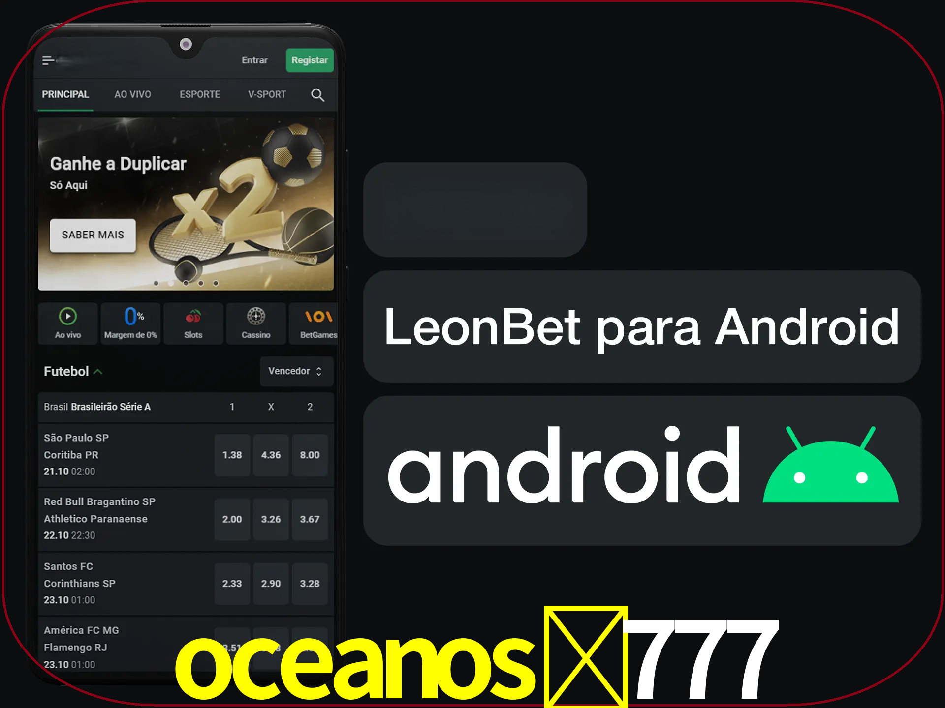 Adquira sua versão poket de LeonBet.