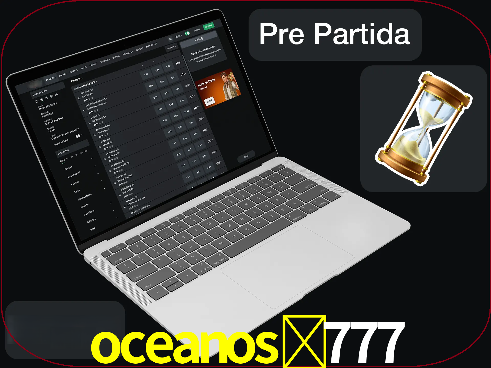 Fazer apostas em partidas futuras.